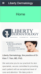 Mobile Screenshot of libertydermatology.com